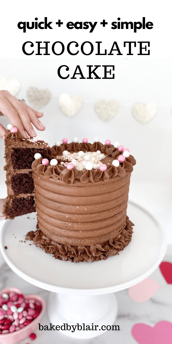 Easy Chocolate Fudge Cake - Wholesome Patisserie