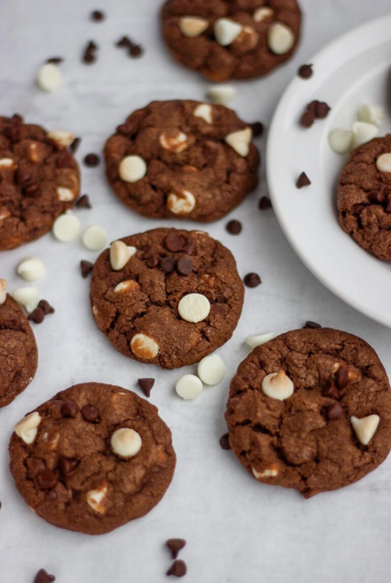 Chocolate Cookies With White Chocolate Chips Recipe With Video