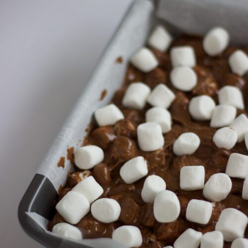 chocolate marshmallow squares
