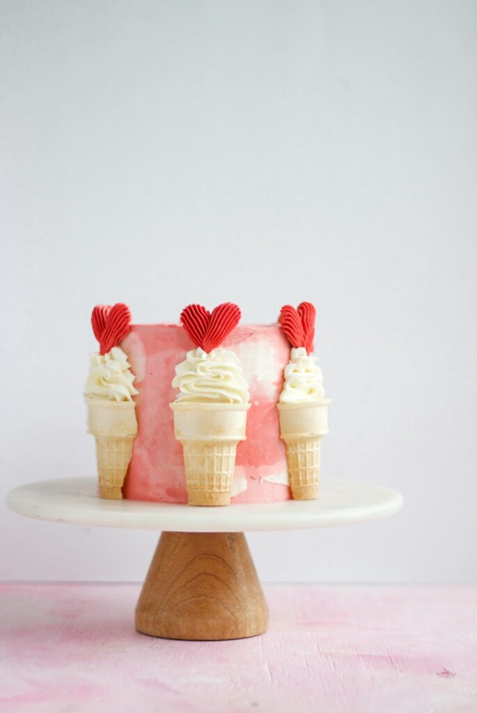 ice cream cone cake