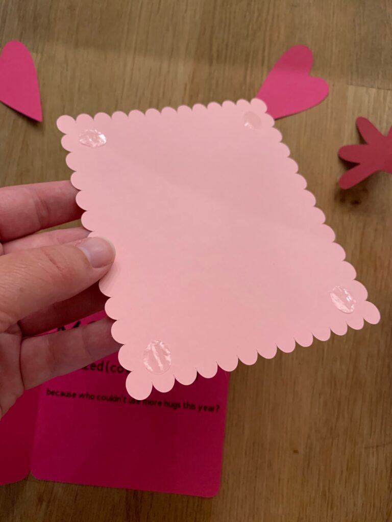 glue on a card