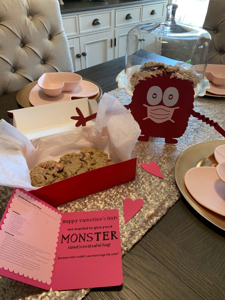 homemade Valentine's Day gifts on a table