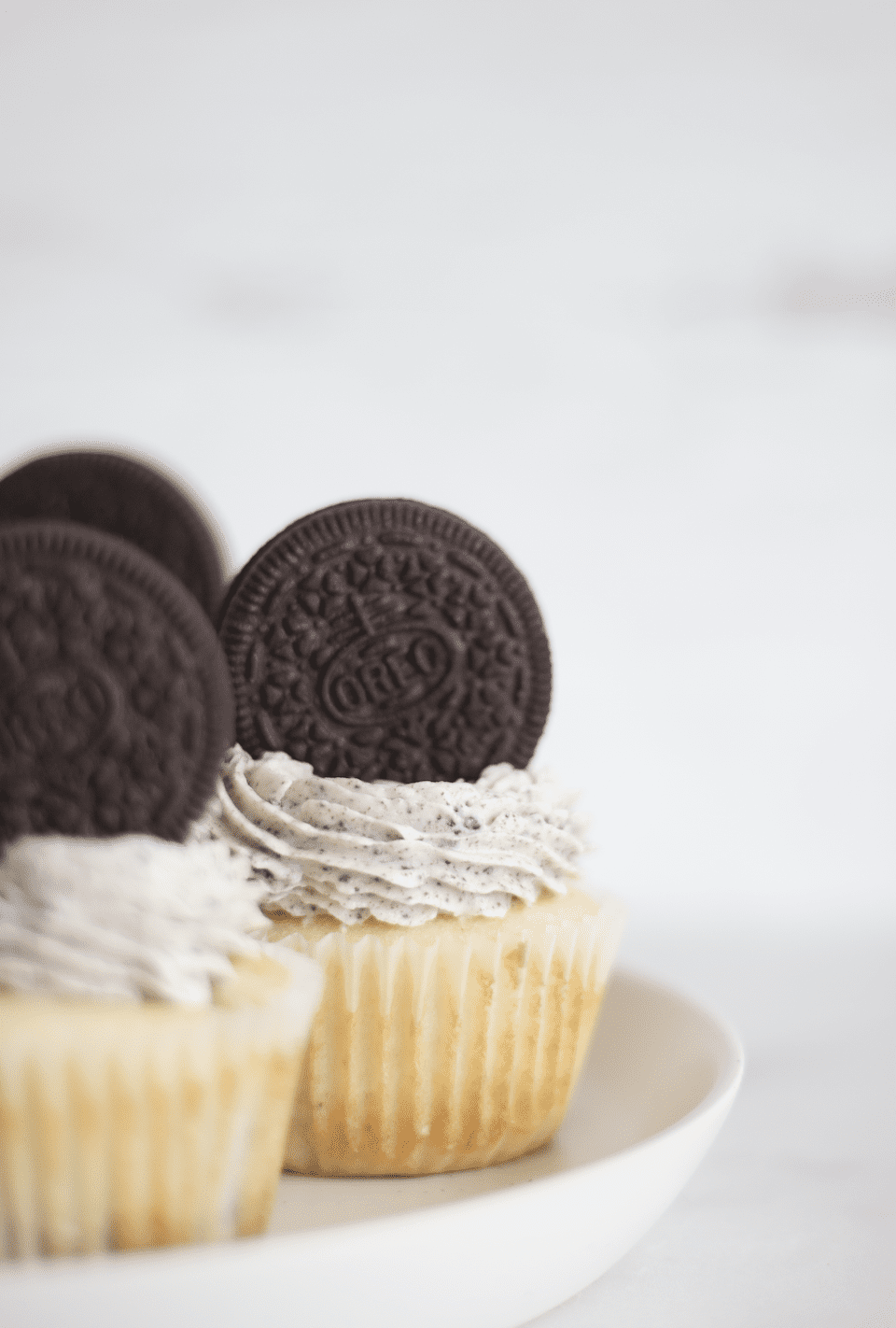 Vanilla Oreo Cupcakes - BAKED by Blair