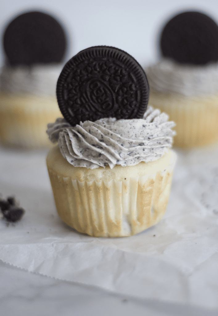 Vanilla Oreo Cupcakes  BAKED by Blair