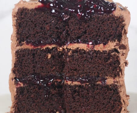 Blueberry Chocolate Cake