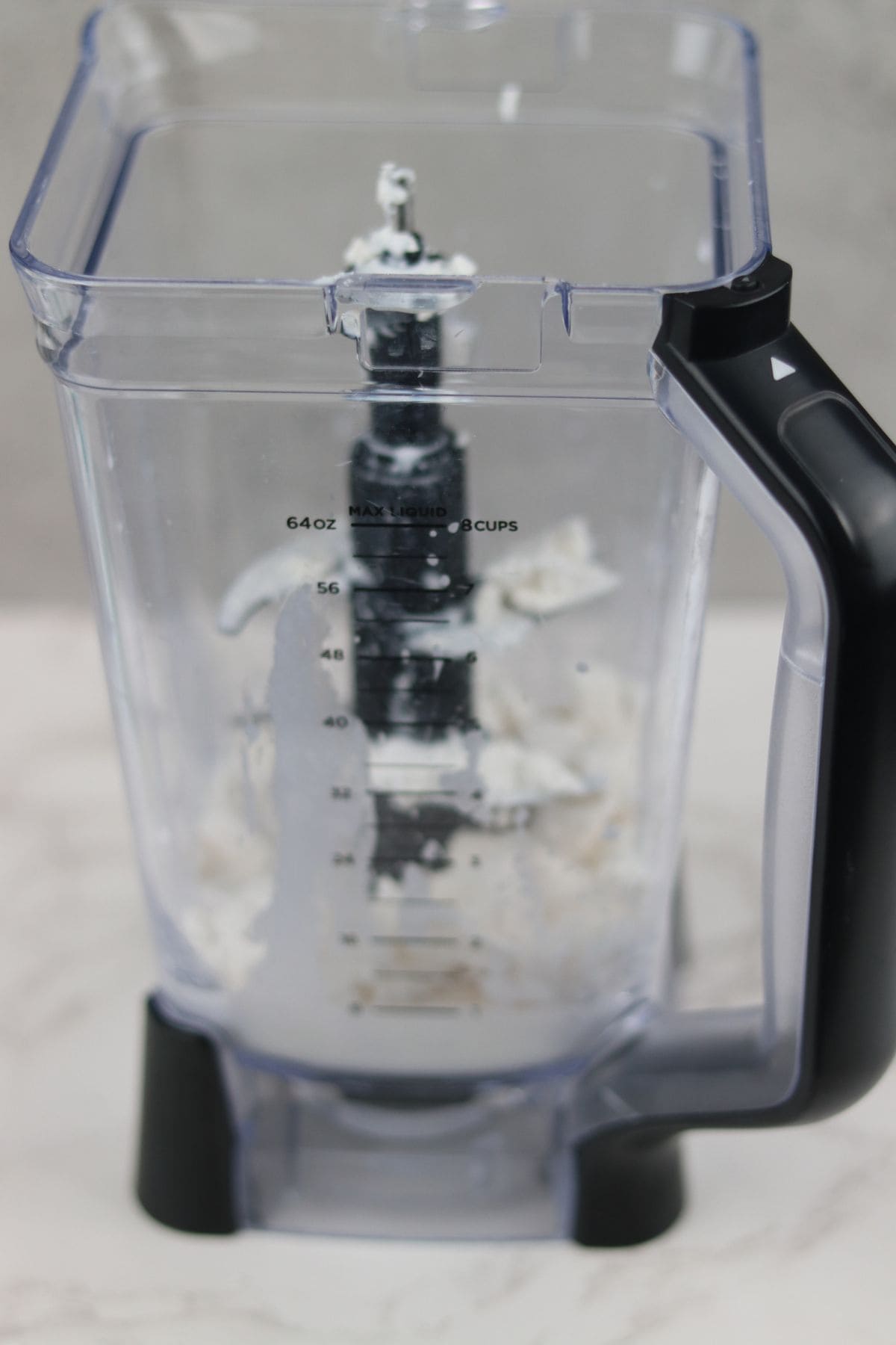 ingredients needed for coconut shake in a blender