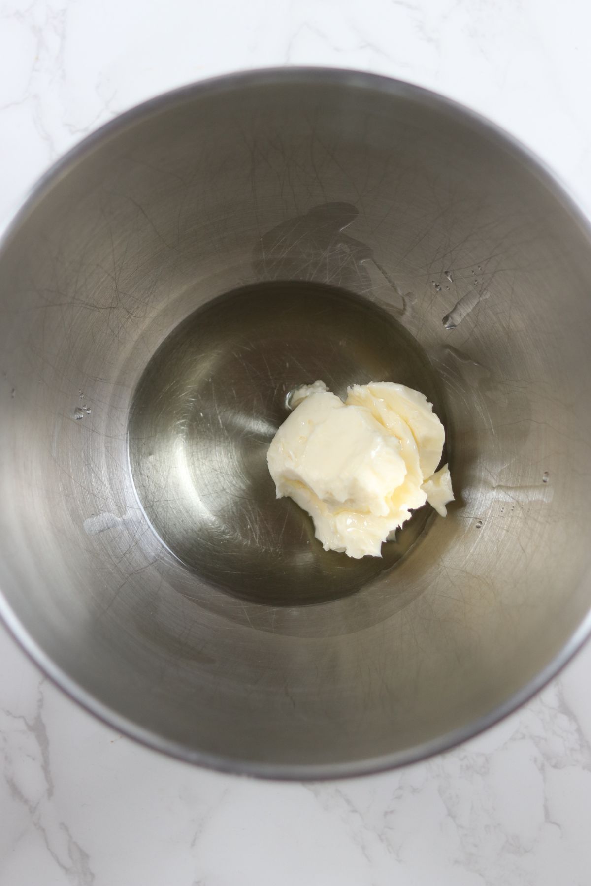 oil and butter in a bowl